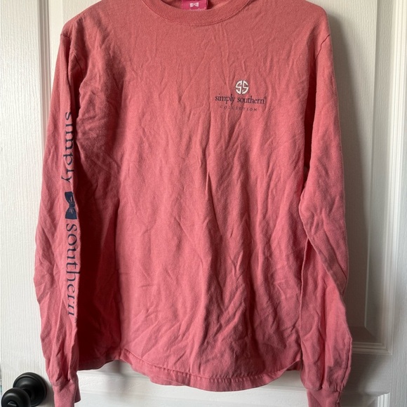 Simply Southern Pink Long Sleeve Tee - Picture 3 of 7